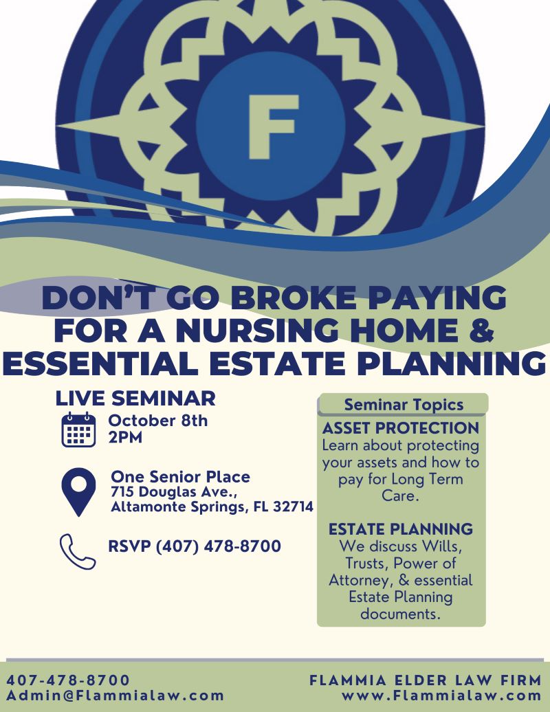 Don't Go Broke Paying for a Nursing Home & Essential Estate Planning