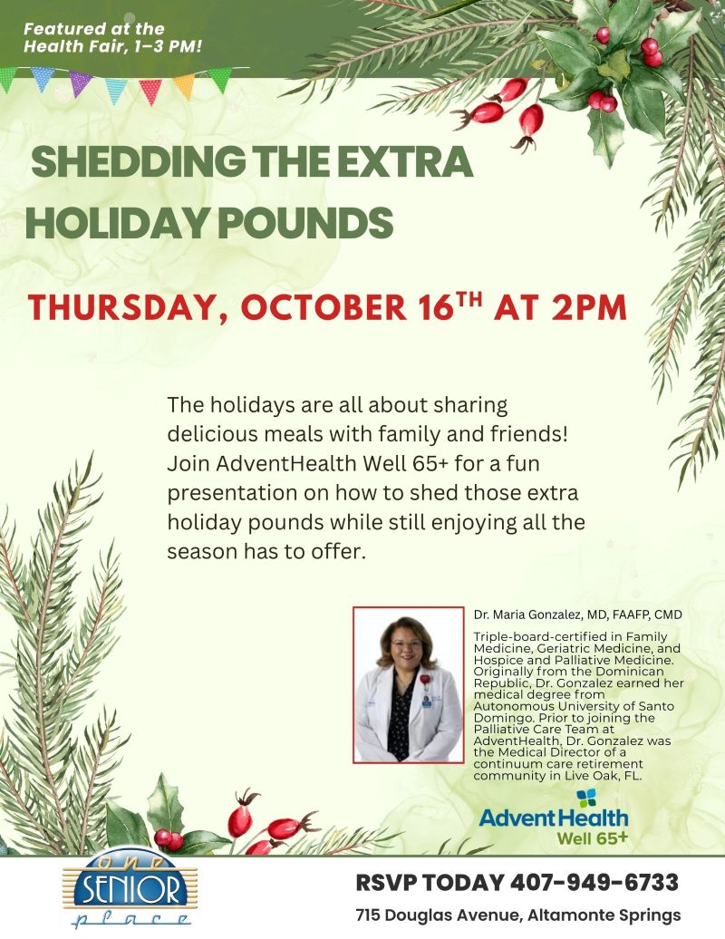 Shedding the Extra Holiday Pounds