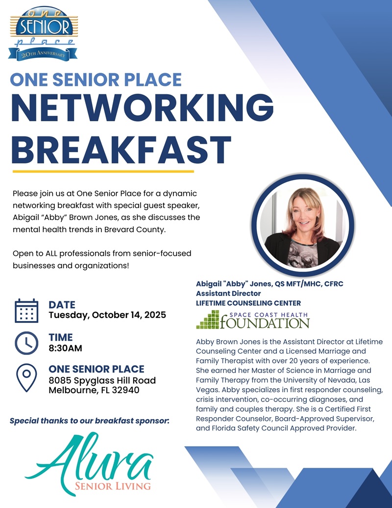 One Senior Place Networking Breakfast