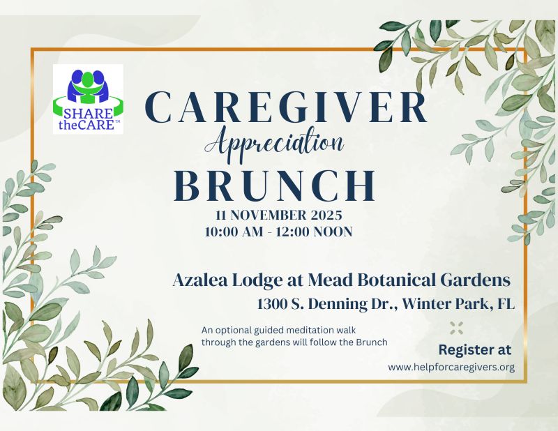 Caregiver Appreciation Brunch
