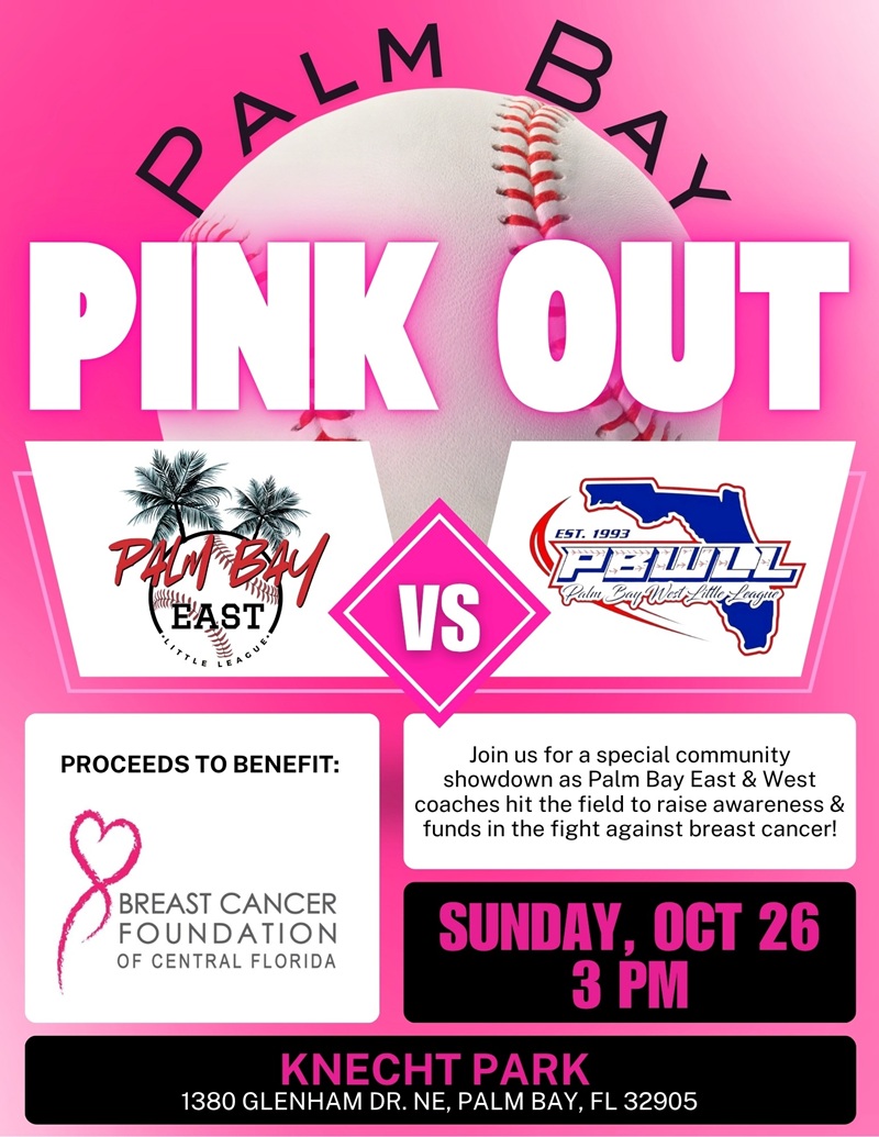 Battle of the Bay Palm Bay Pink Out Charity Softball Game