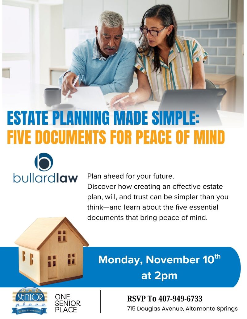Estate Planning Made Simple: Five Documents for Peace of Mind