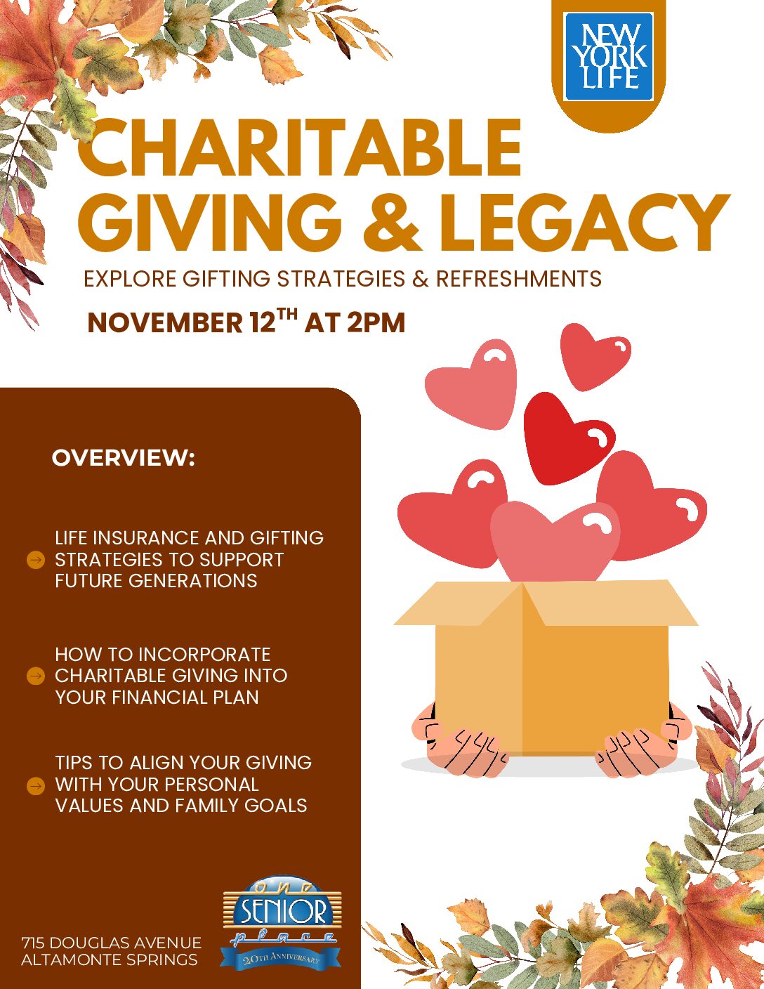 Explore Gifting Strategies: Charitable Giving & Legacy