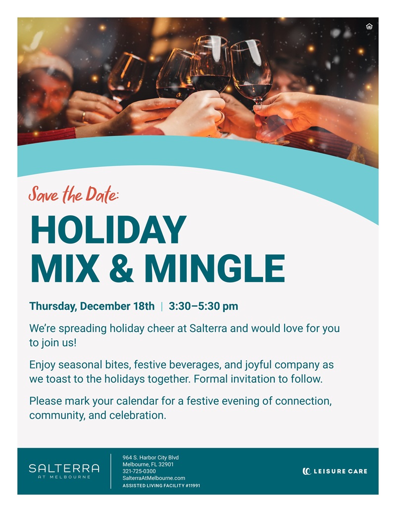 Holiday Mix & Mingle at Salterra at Melbourne