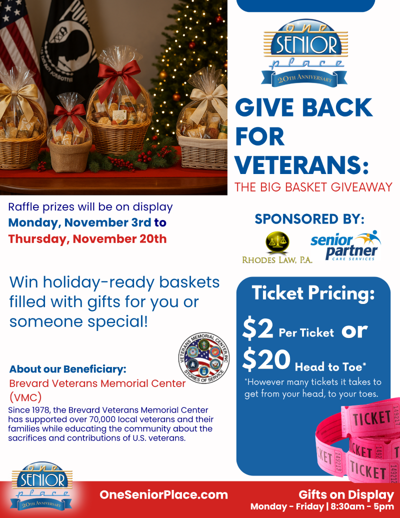 Give Back for Veterans: Big Basket Giveaway