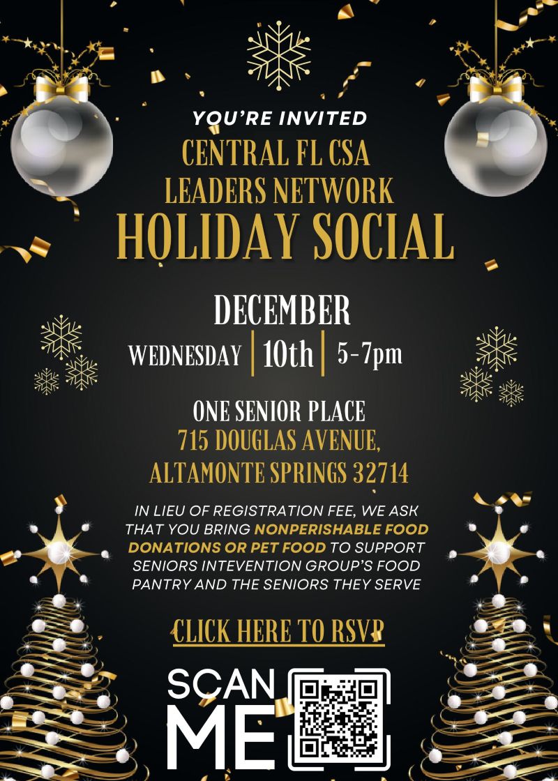 Central Fl CSA Leaders Network Holiday Social