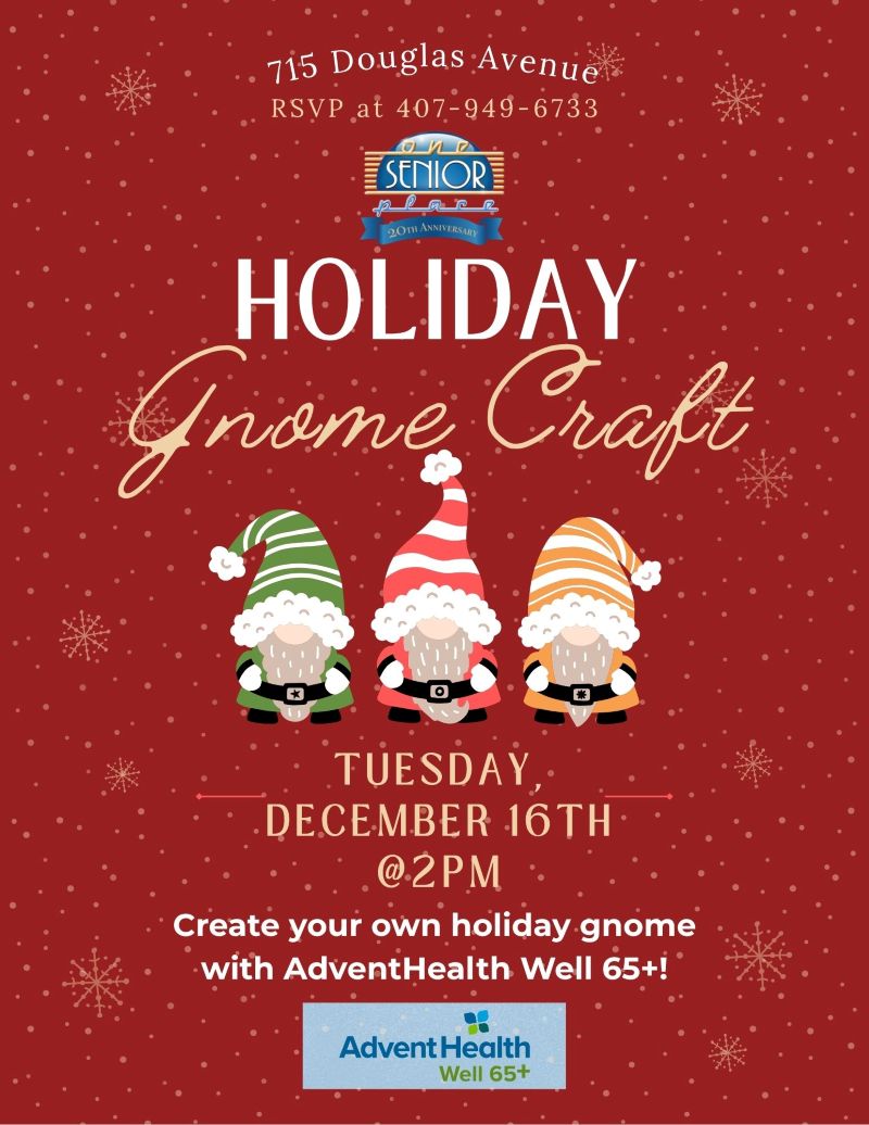Holiday Gnome Craft