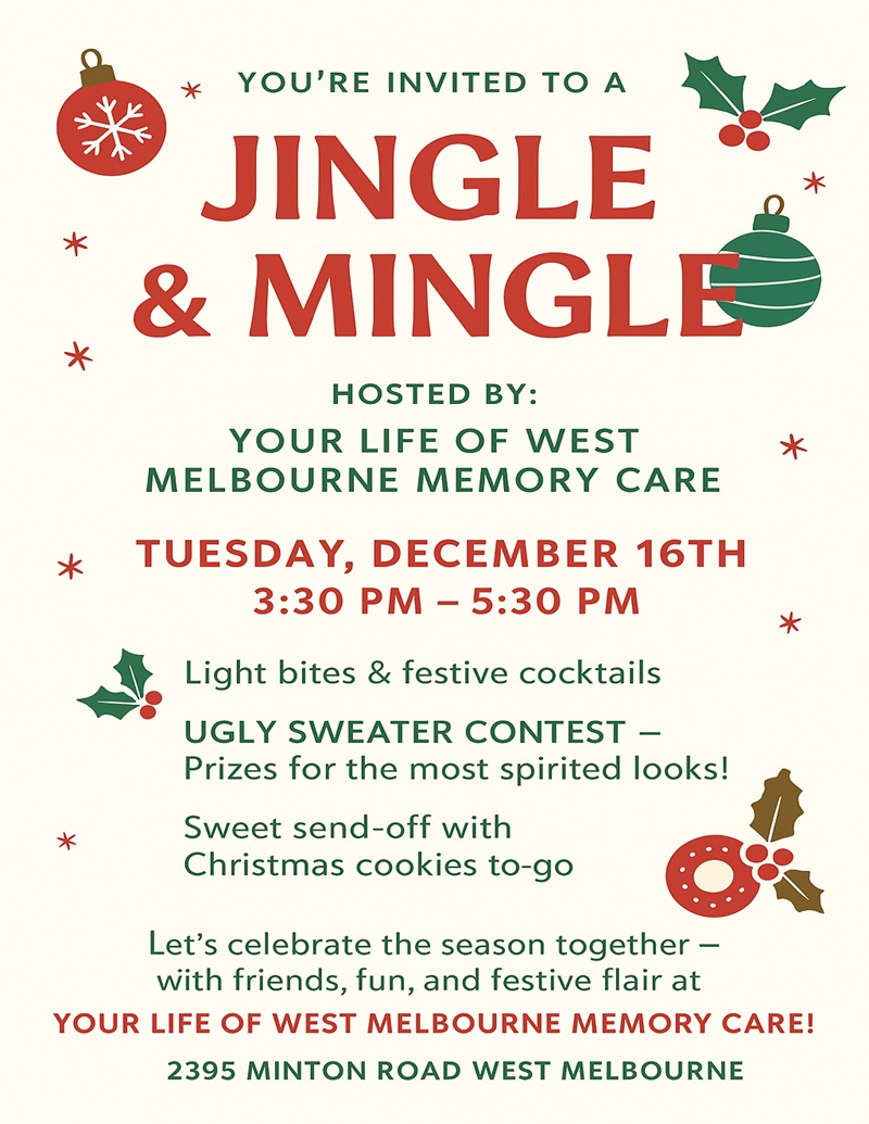 Jingle & Mingle at Your Life of West Melbourne Memory Care