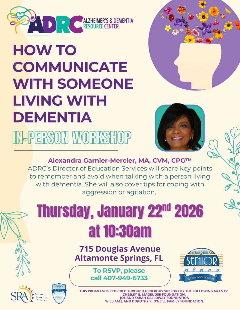 Communication and Dementia Workshop