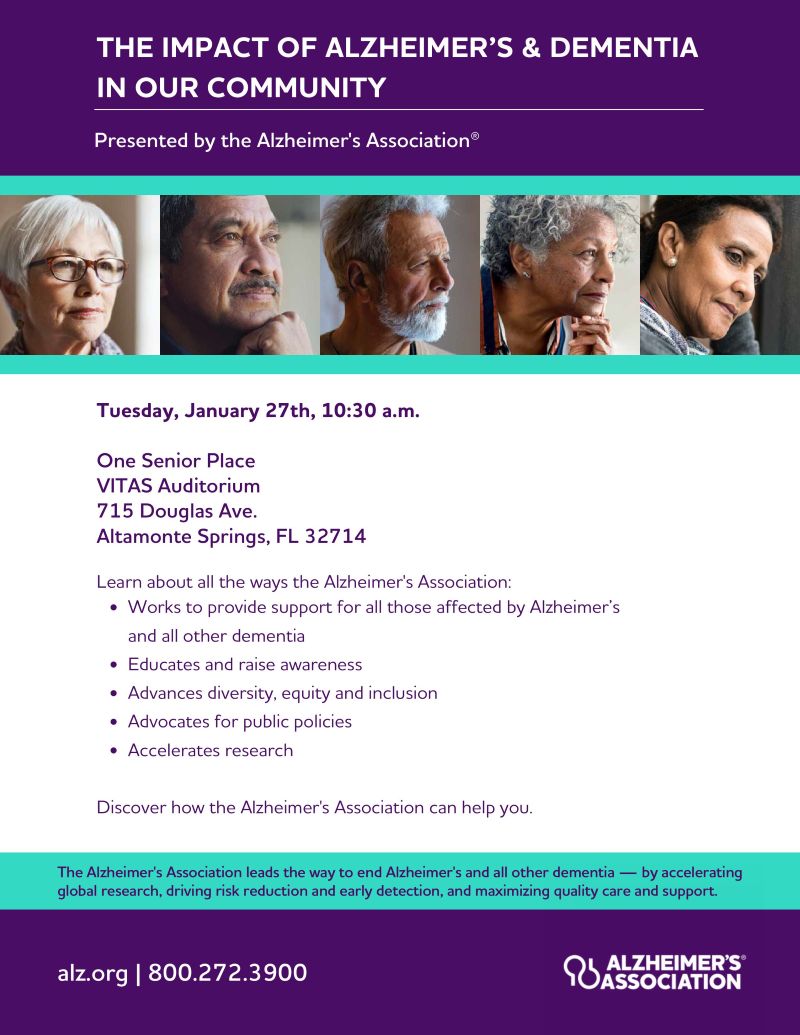 The Impact of Alzheimer's and Dementia In Our Community