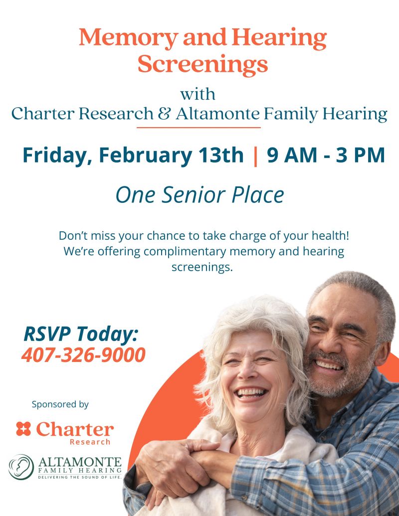 Memory and Hearing Screenings
