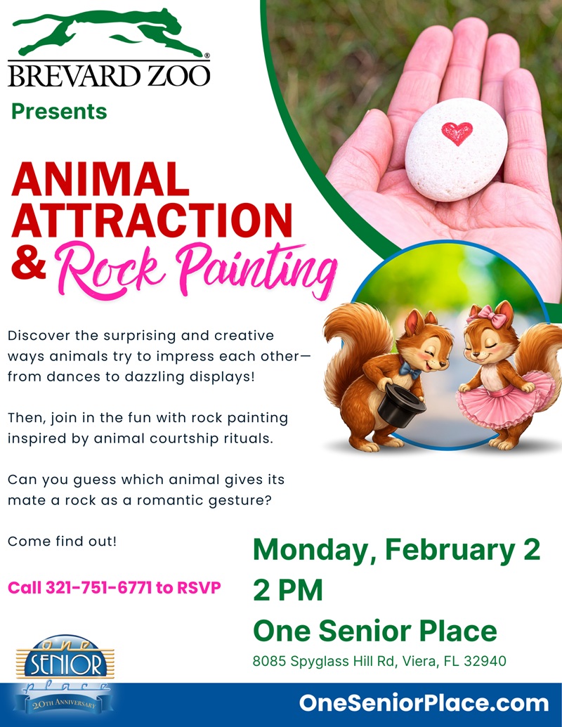 Animal Attraction & Rock Painting w/ Brevard Zoo
