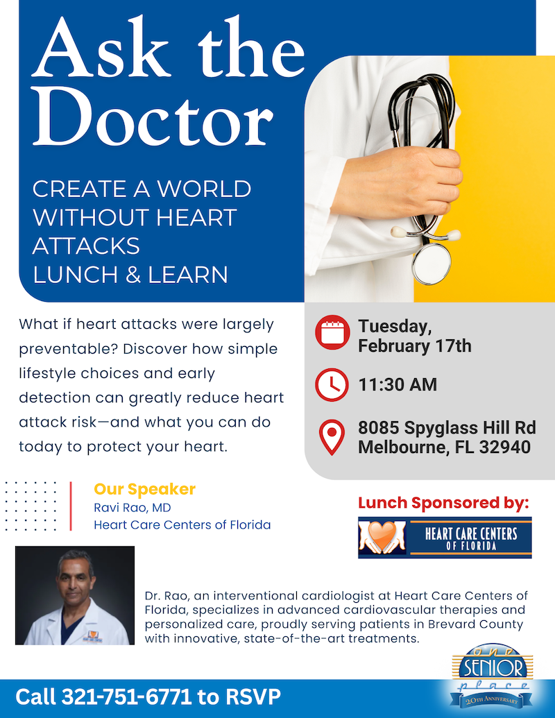 Ask The Doctor: Create a World Without Heart Attacks