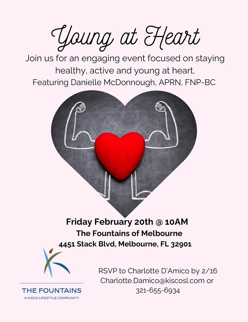 Young at Heart: Featuring Danielle McDonnough, APRN, FNP-BC at The Fountains