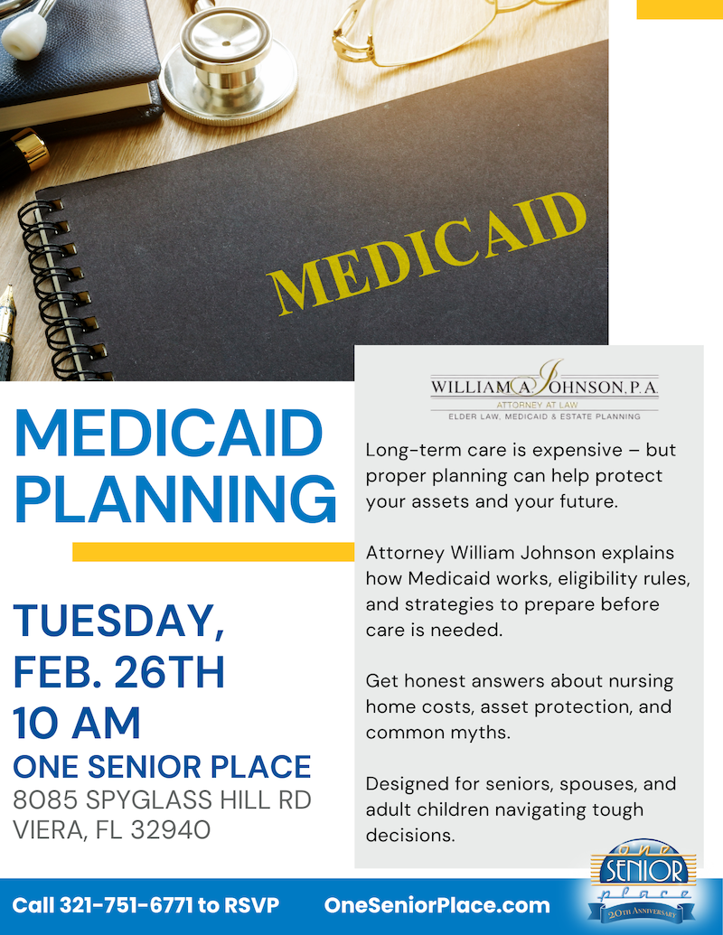 Medicaid Planning w/ William Johnson, P.A.