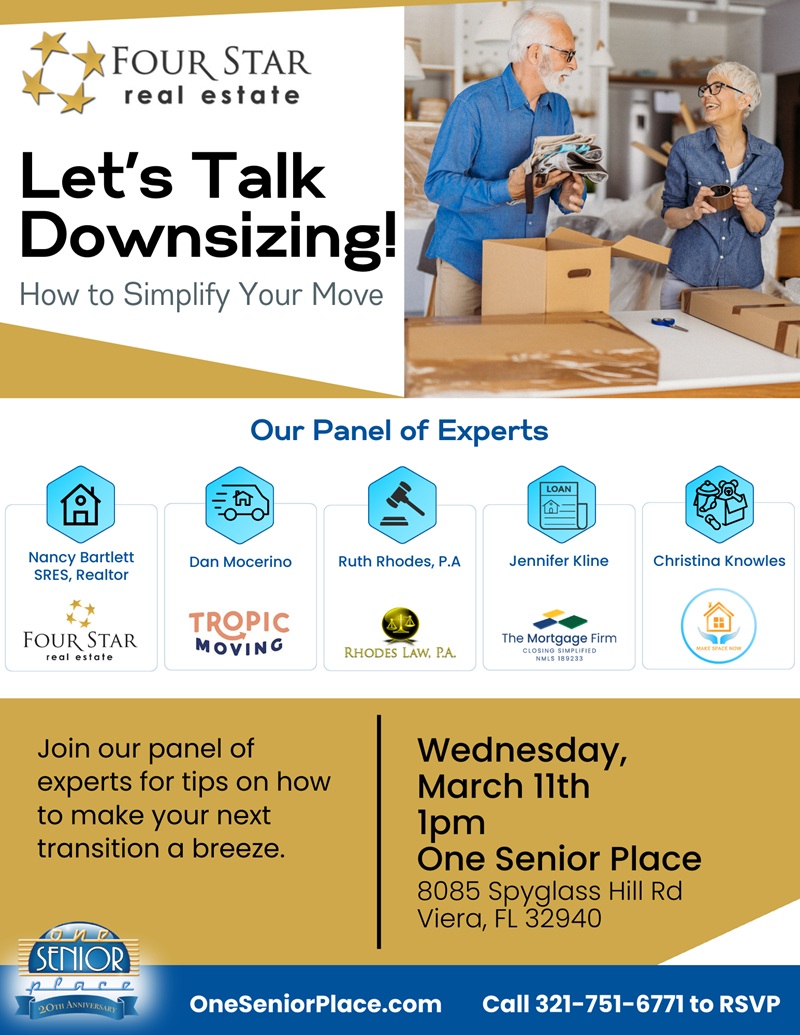 Let's Talk Downsizing!