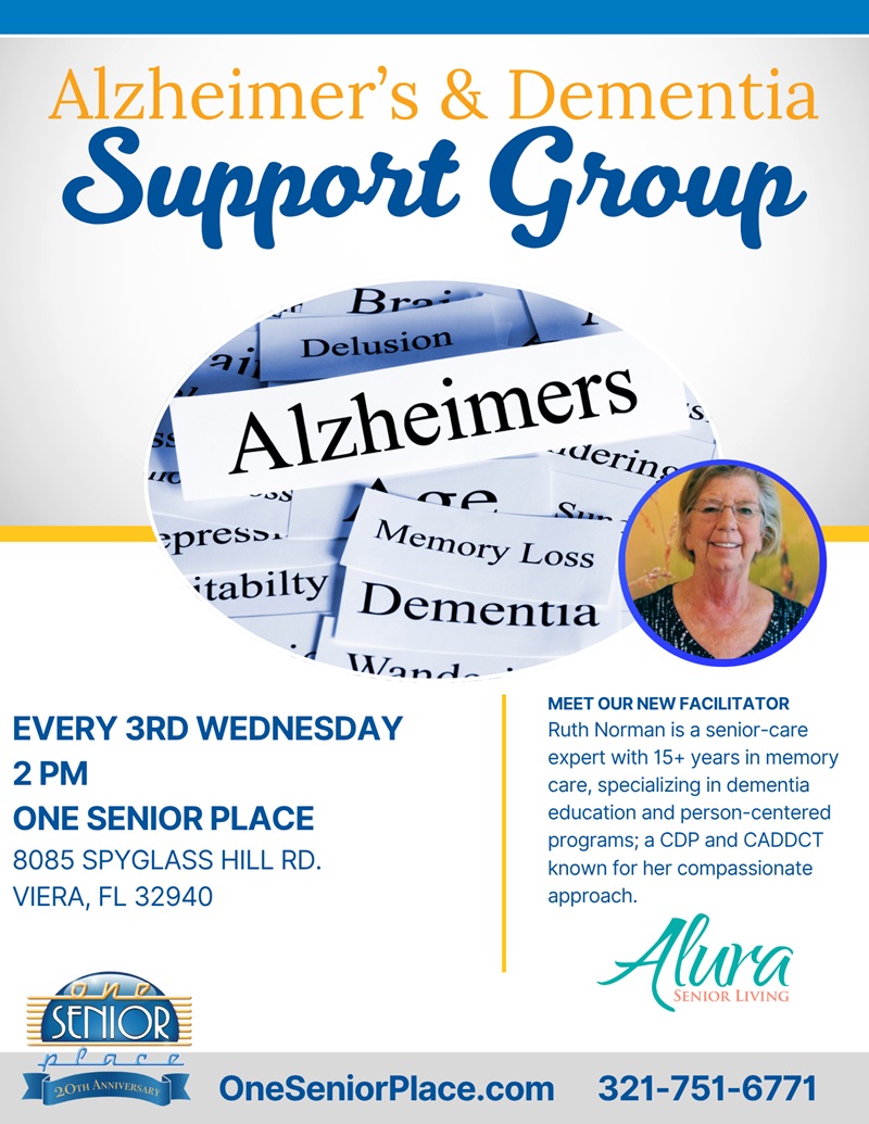 Alzheimer's & Dementia Support Group Hosted by Alura Senior Living