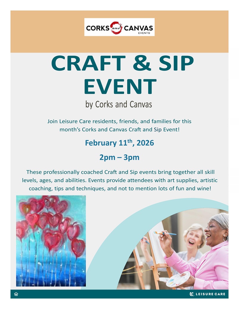 🎨 Craft & Sip with Corks and Canvas