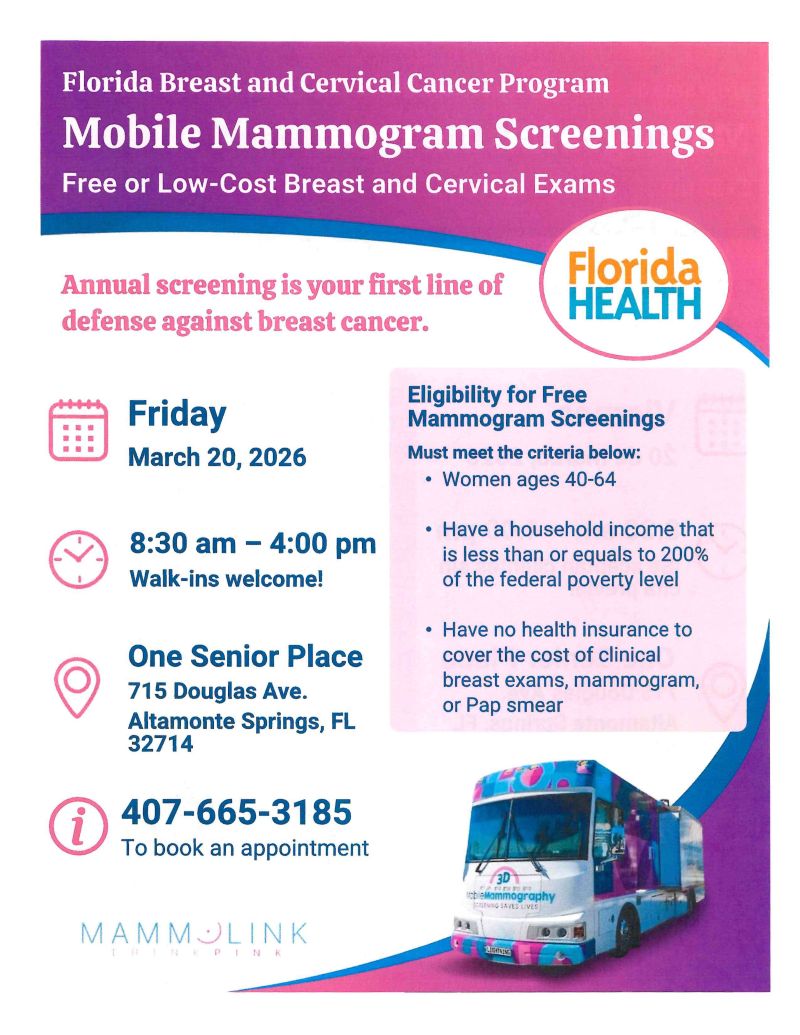 Mobile Mammogram Screenings