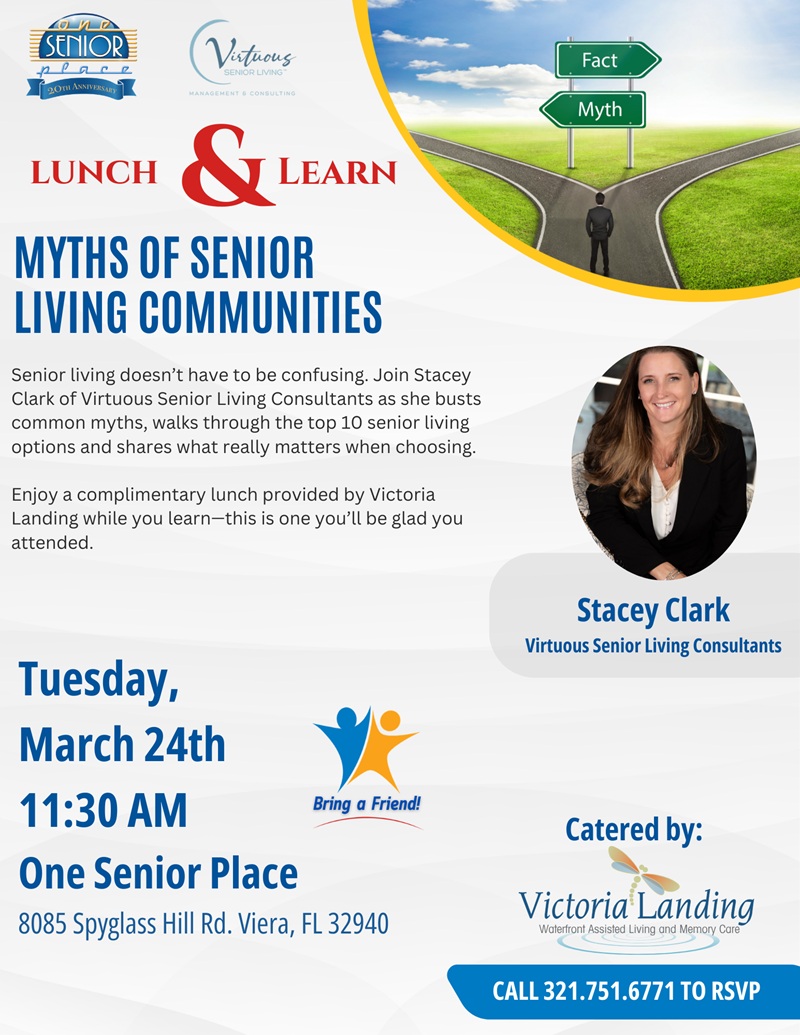 Lunch & Learn: Myths Of Senior Living Communities