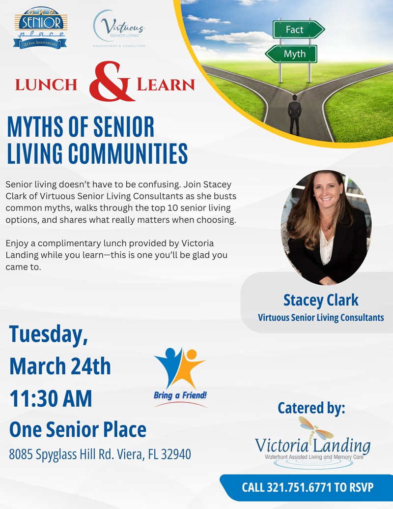 Lunch & Learn: Myths Of Senior Living Communities