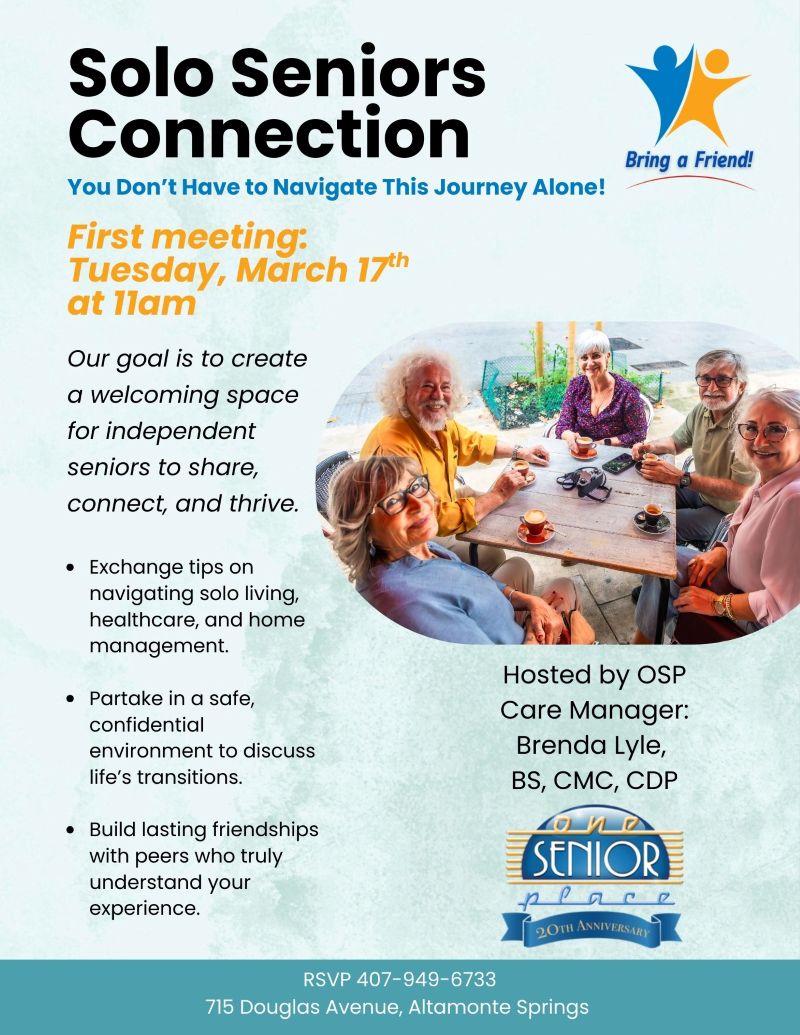 Solo Seniors Support Group