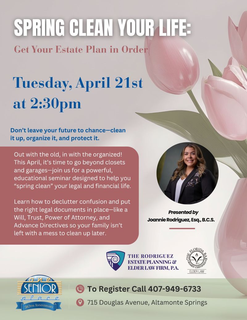 Spring Clean Your Life: Get Your Estate Plan in Order