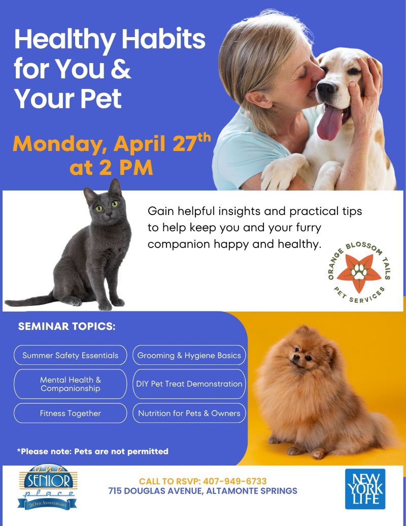 Healthy Habits for You & Your Pet