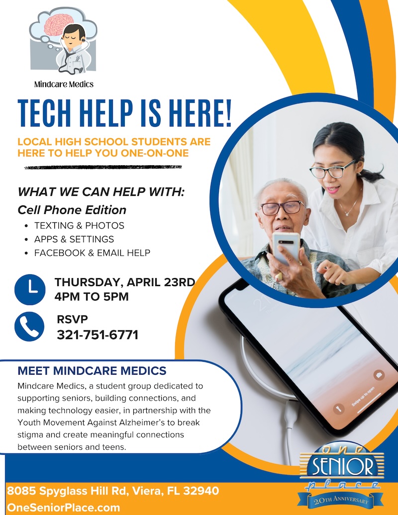 Tech Help is Here: Cell Phone Edition w/ Mindcare Medics