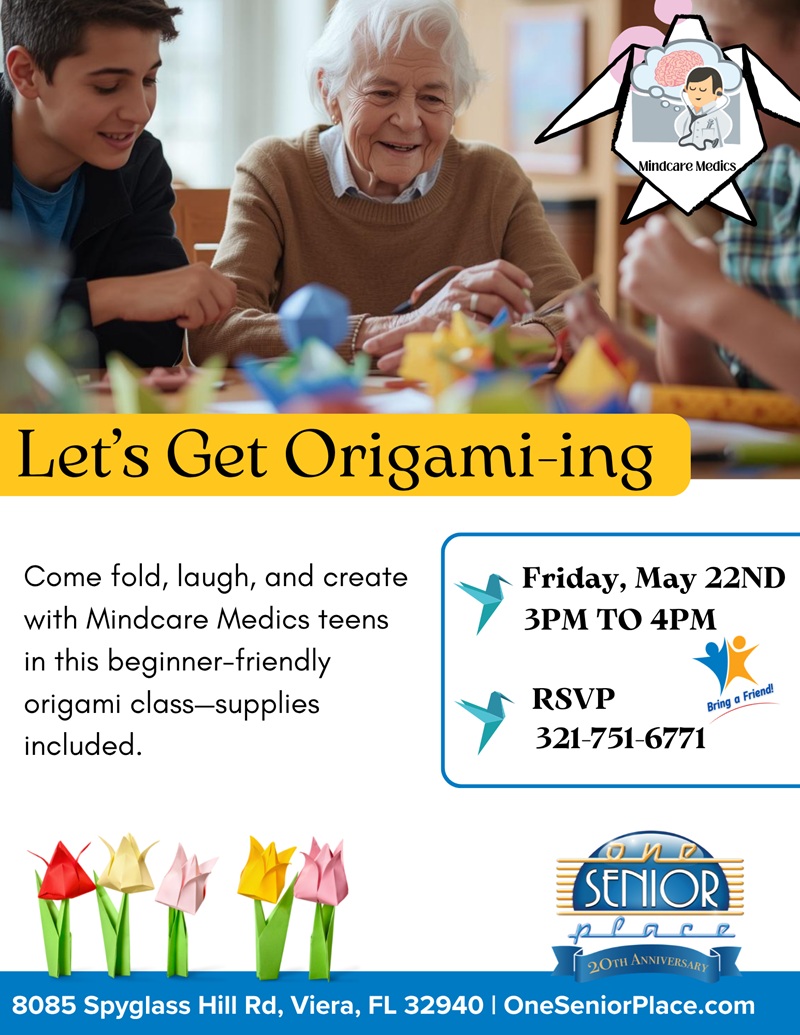 Let's Get Origami-ing w/ Mindcare Medics