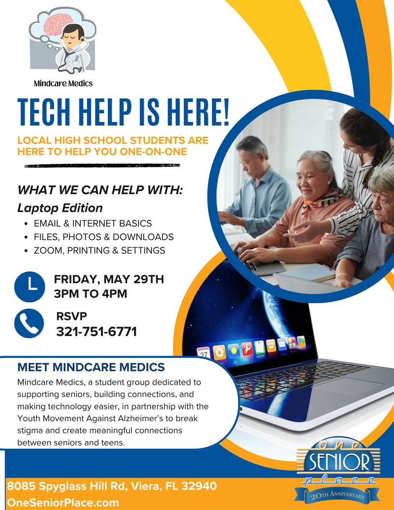 Tech Help is Here: Laptop Edition w/ Mindcare Medics