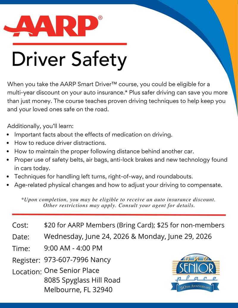 AARP Safe Driver Course