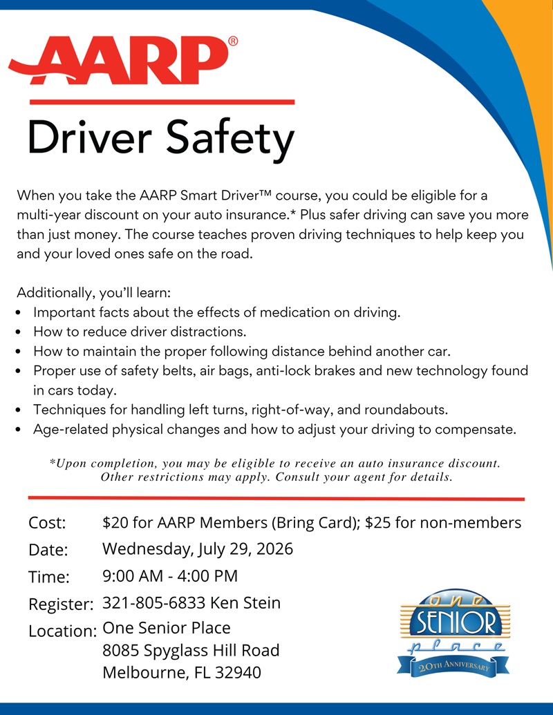 AARP Safe Driver Course