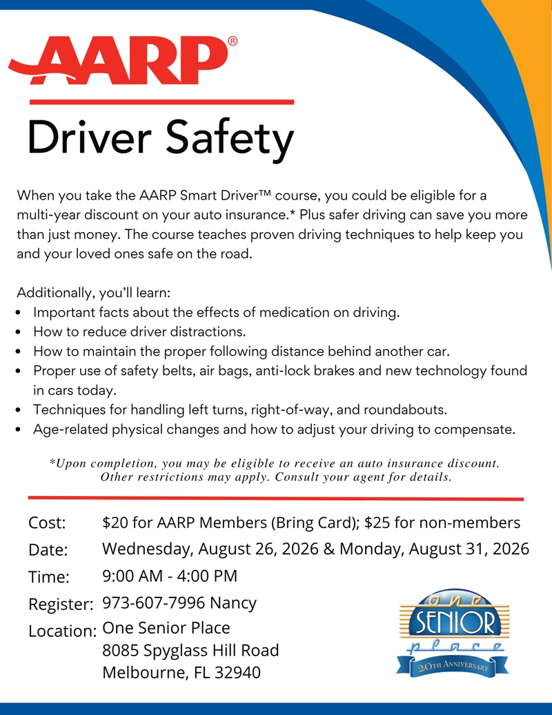 AARP Safe Driver Course