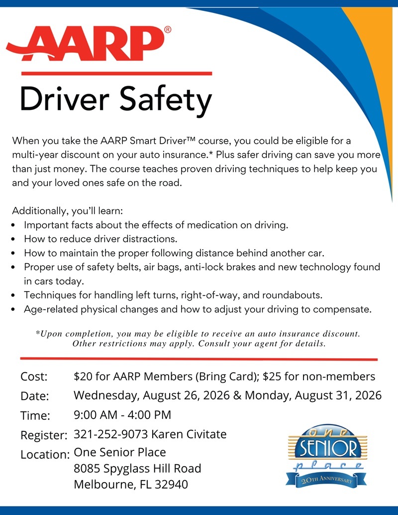 AARP Safe Driver Course
