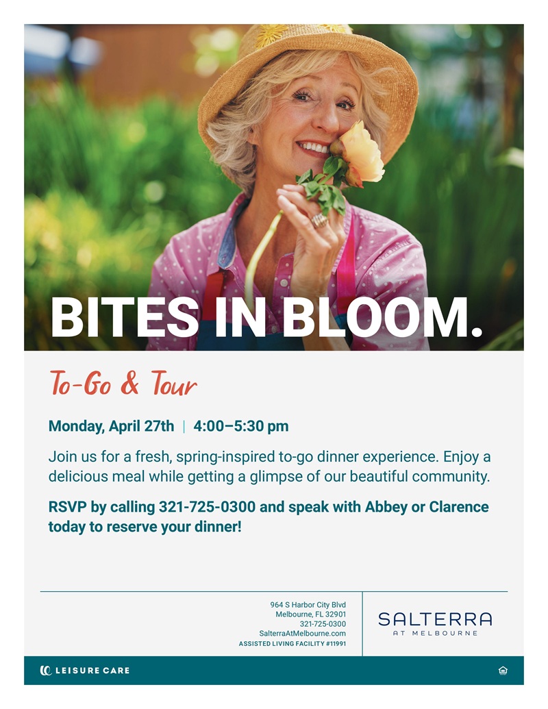Bites In Bloom: Dinner To-Go & Community Tour at Salterra