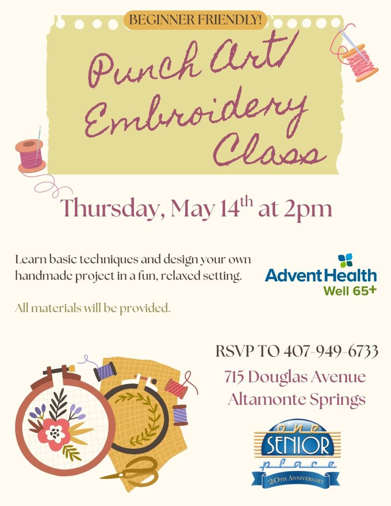 Punch Art/ Embroidery Craft