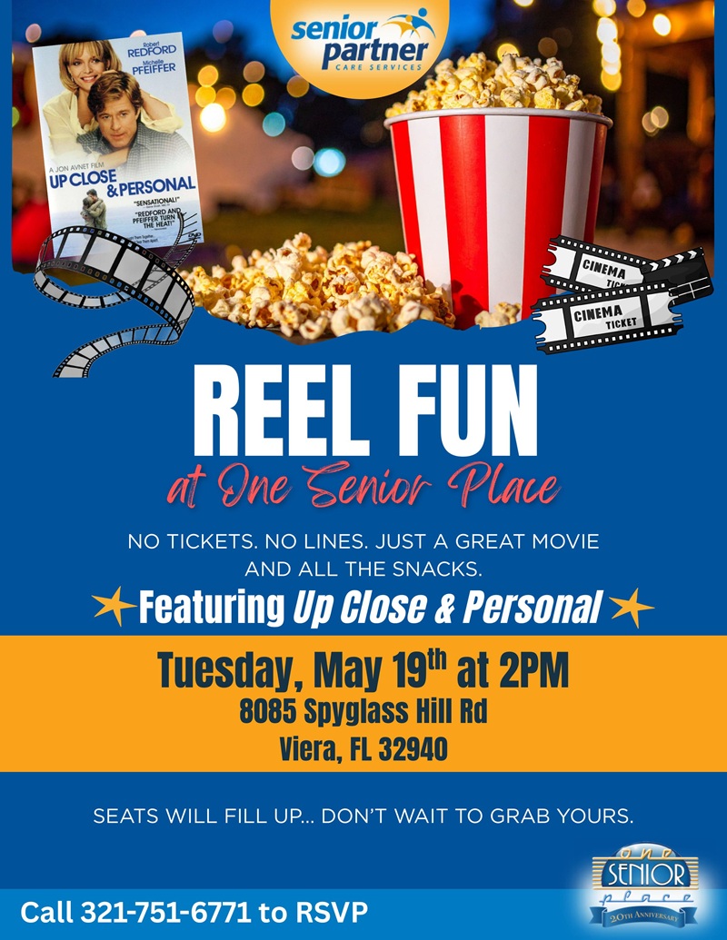 Reel Fun at One Senior Place - Classic Movie Matinee
