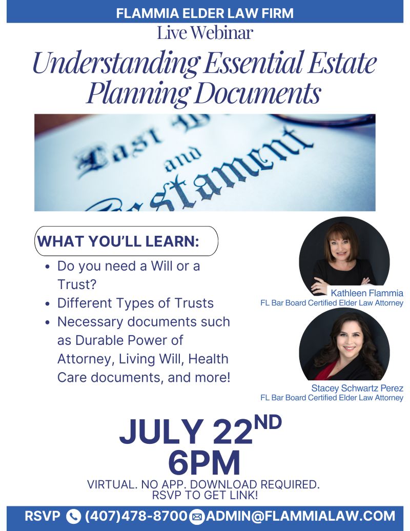 Live Webinar: Understanding Essential Estate Planning Documents