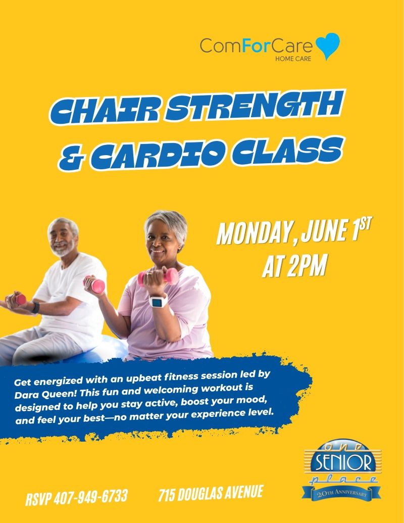 Chair Strength & Cardio: Instructor Dara Queen