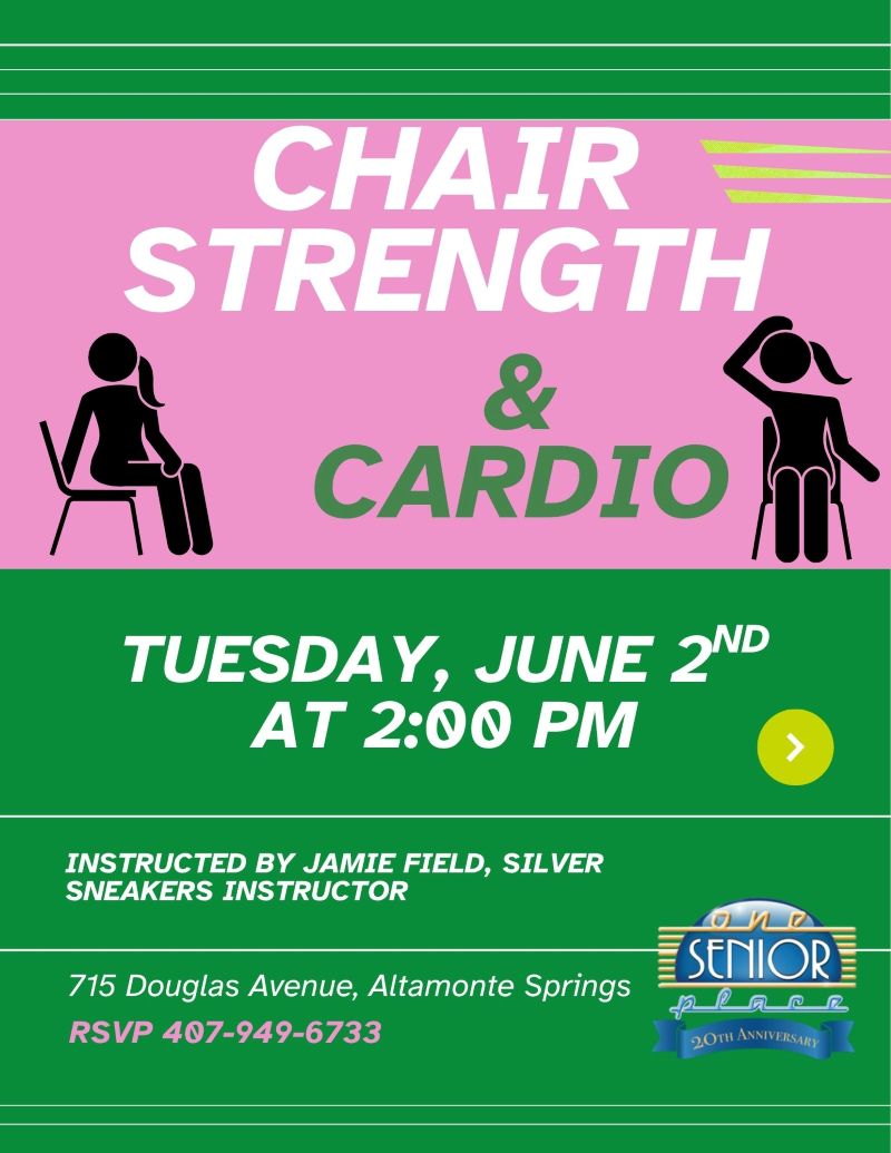 Chair Strength & Cardio: Instructor Jamie Field