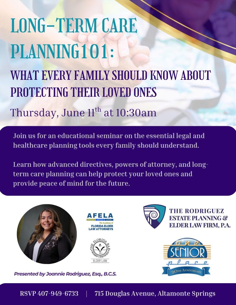 Long-Term Care Planning 101: What Every Family Should Know About Protecting Their Loved Ones