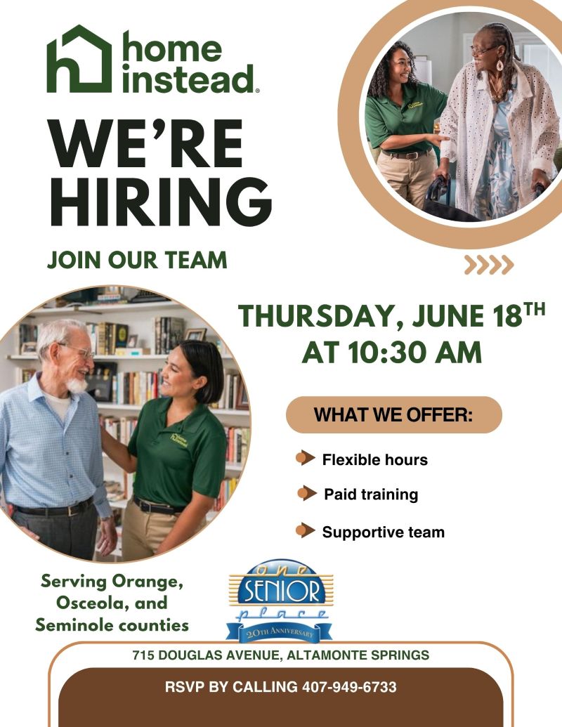 Home Instead Hiring Event