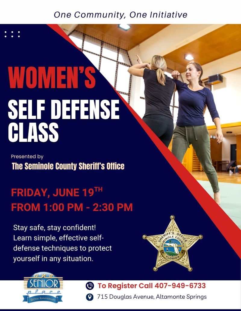 Women's Self Defense Class with The Seminole County Sheriff's Office