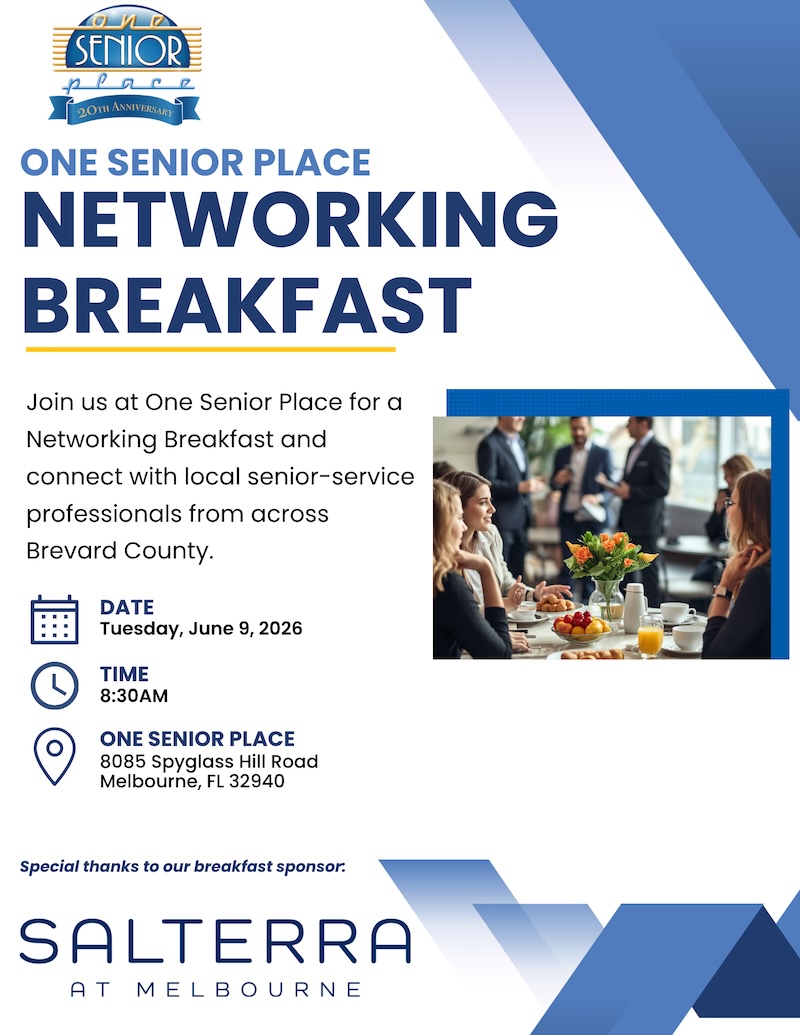 One Senior Place Networking Breakfast