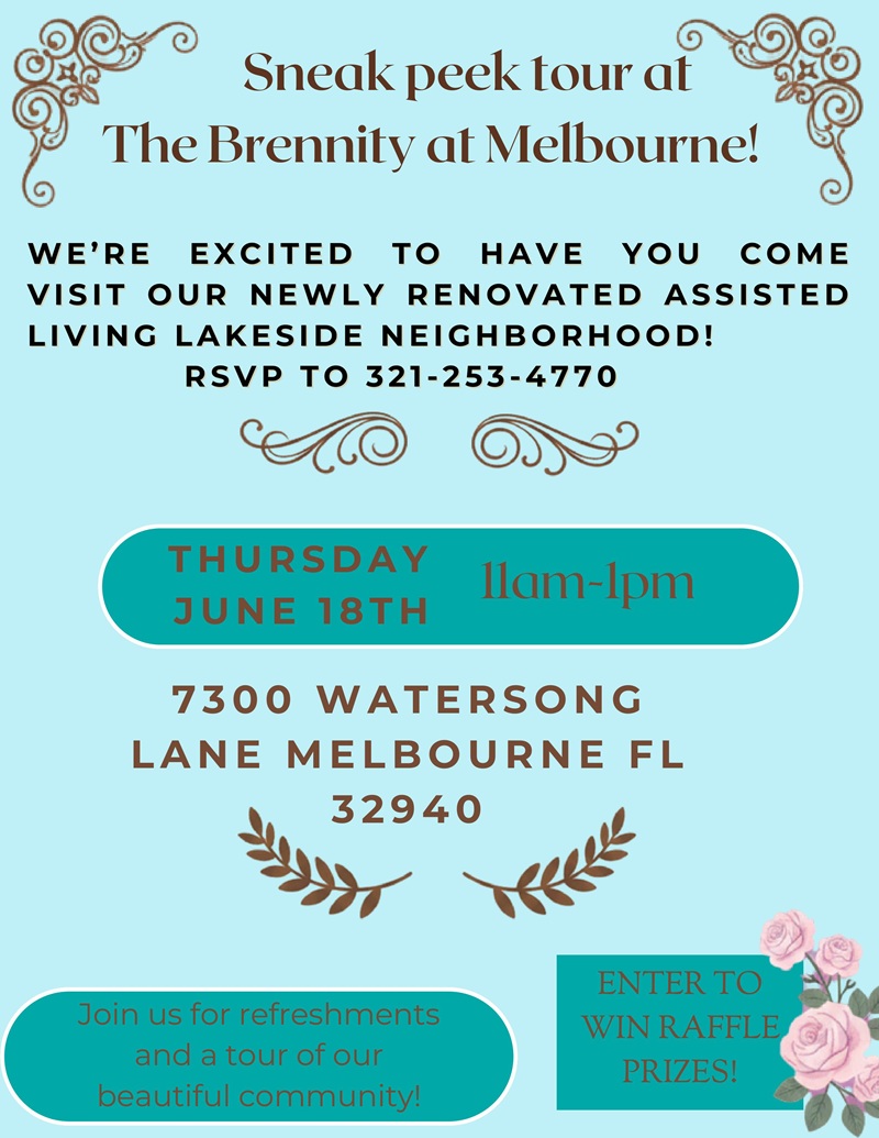 Sneak Peek Tour at the Brennity at Melbourne!