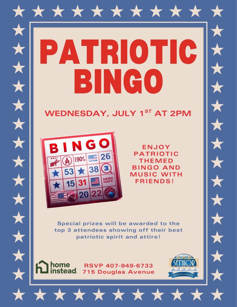 Patriotic Bingo