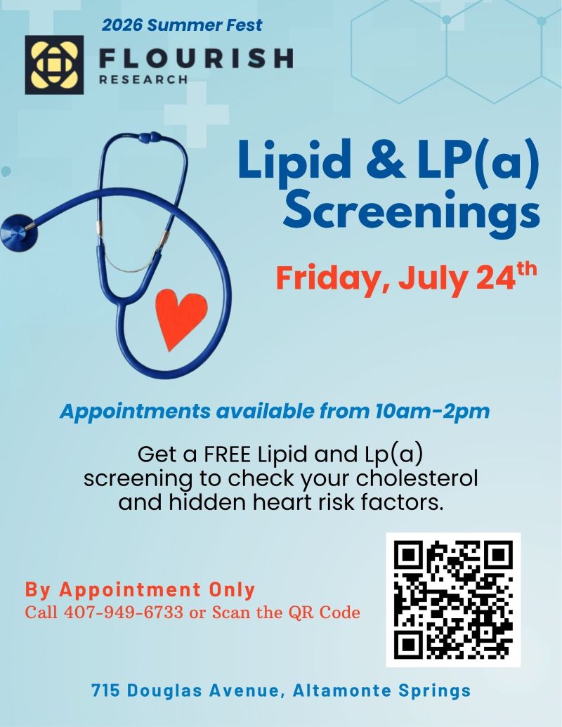 Lipid & LP(a) Screenings By Flourish Research