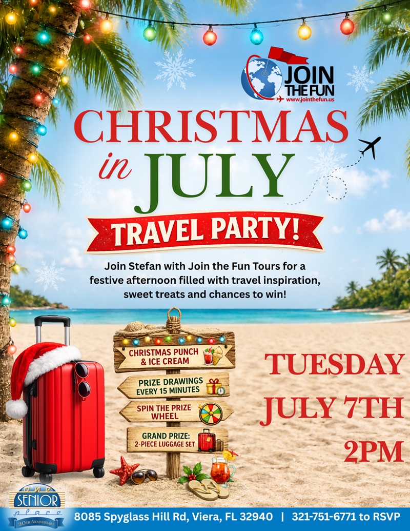 Christmas in July Travel Party!