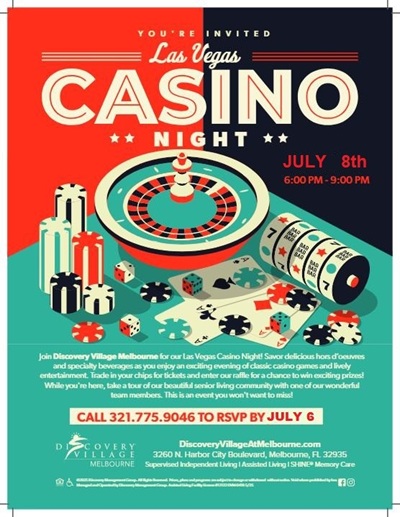 Las Vegas Casino Night at Discovery Village at Melbourne